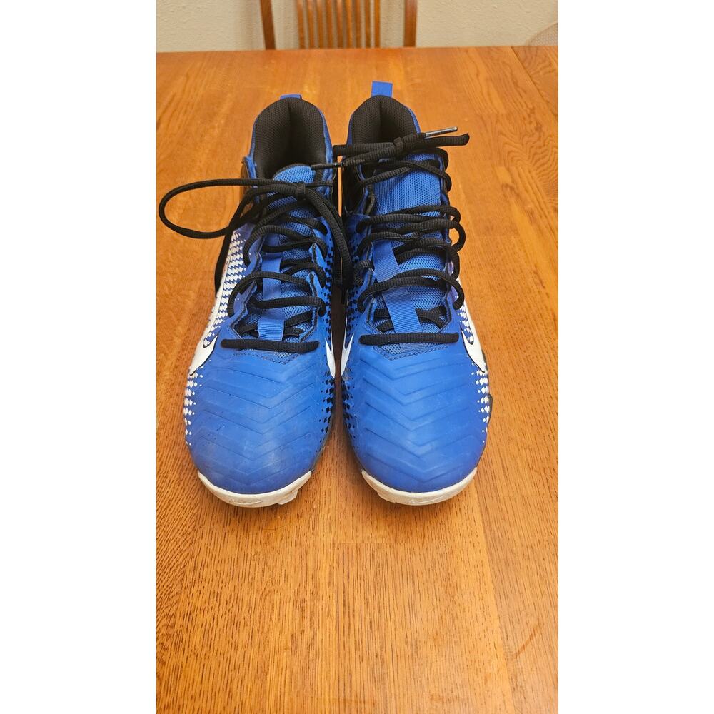 Nike Alpha Menace 2 Shark Football Cleats Blue AQ7653-402 Mens Sz‎ 9 - Picture 2 of 6